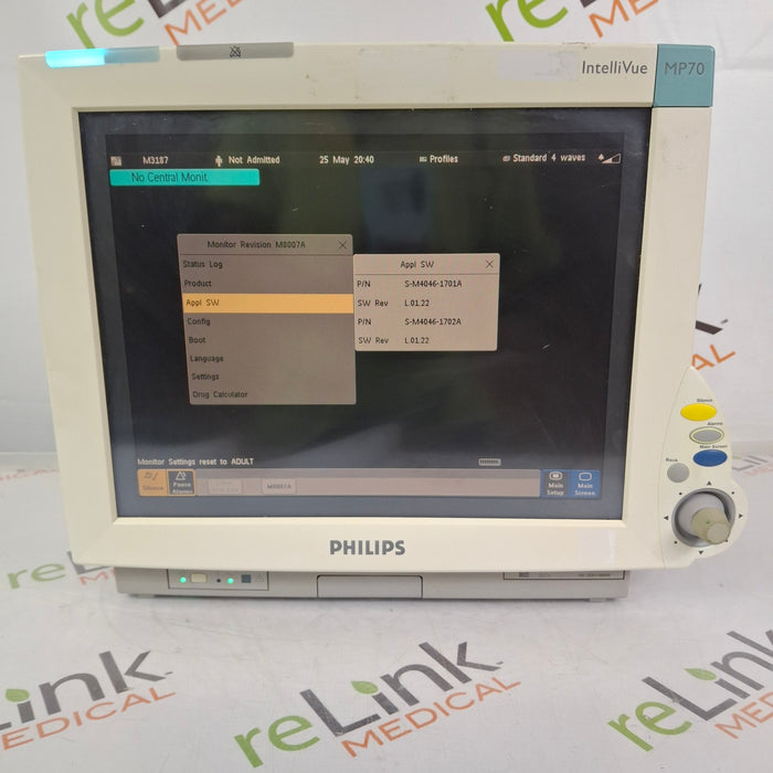 Philips IntelliVue MP70 Patient Monitor