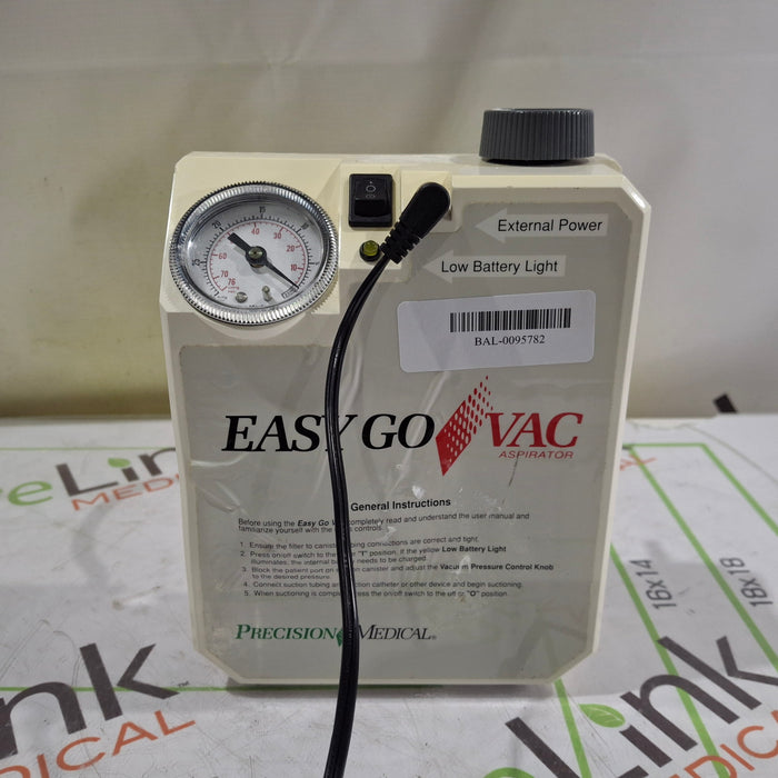 Precision Medical Easy Go Vac PM65 Aspirator