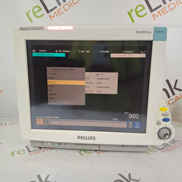 Philips IntelliVue MP70 Patient Monitor