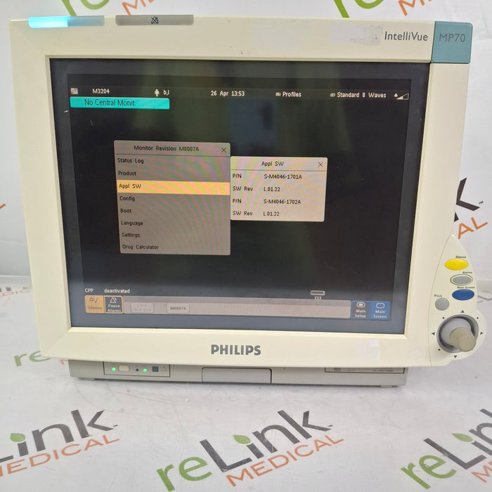 Philips IntelliVue MP70 Patient Monitor