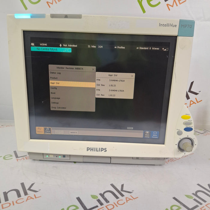 Philips IntelliVue MP70 Patient Monitor