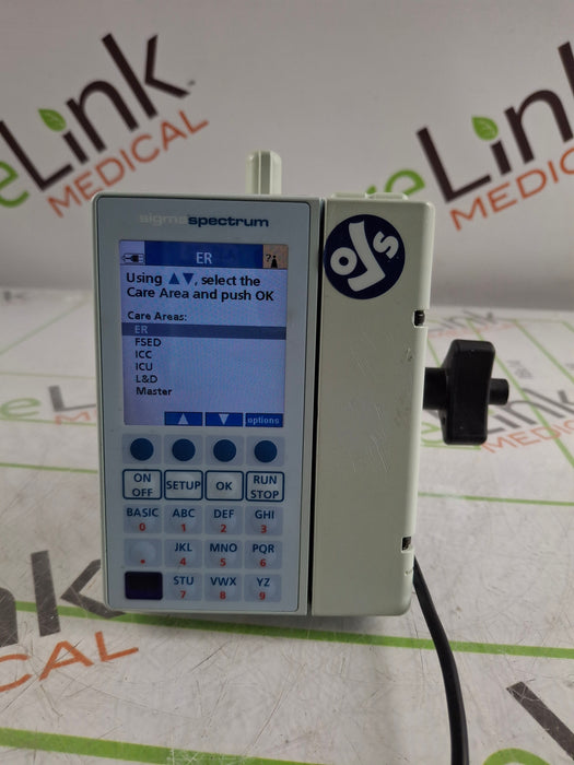 Baxter Sigma Spectrum 6.05.13 with B/G Battery Infusion Pump