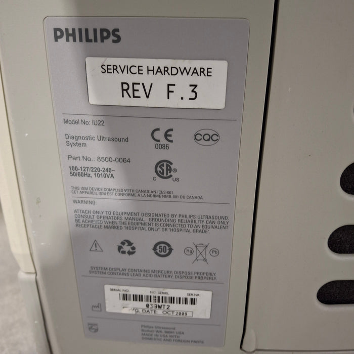 Philips IU22 Ultrasound