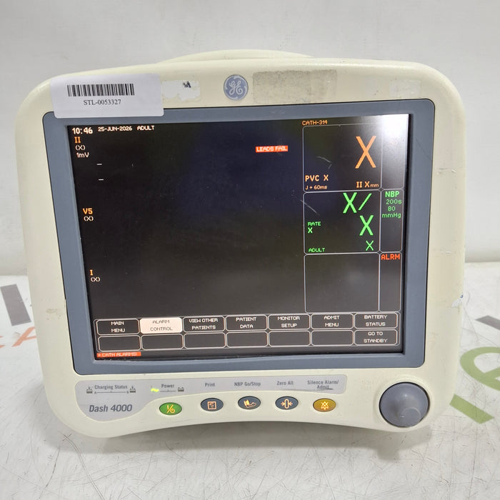 GE Healthcare Dash 4000 - GE/Nellcor SpO2 Patient Monitor