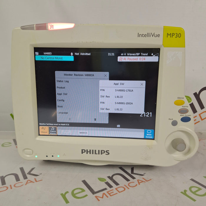 Philips IntelliVue MP30 Patient Monitor