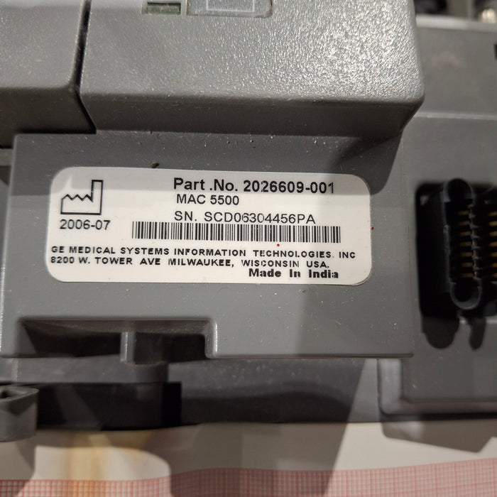 GE Healthcare MAC 5500 ECG with CAM Module