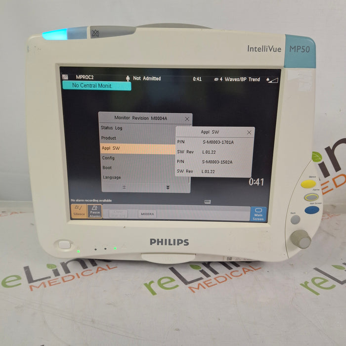 Philips IntelliVue MP50 Patient Monitor