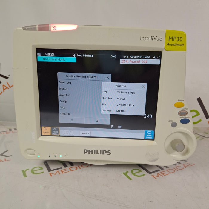 Philips IntelliVue MP30 - Anesthesia Patient Monitor