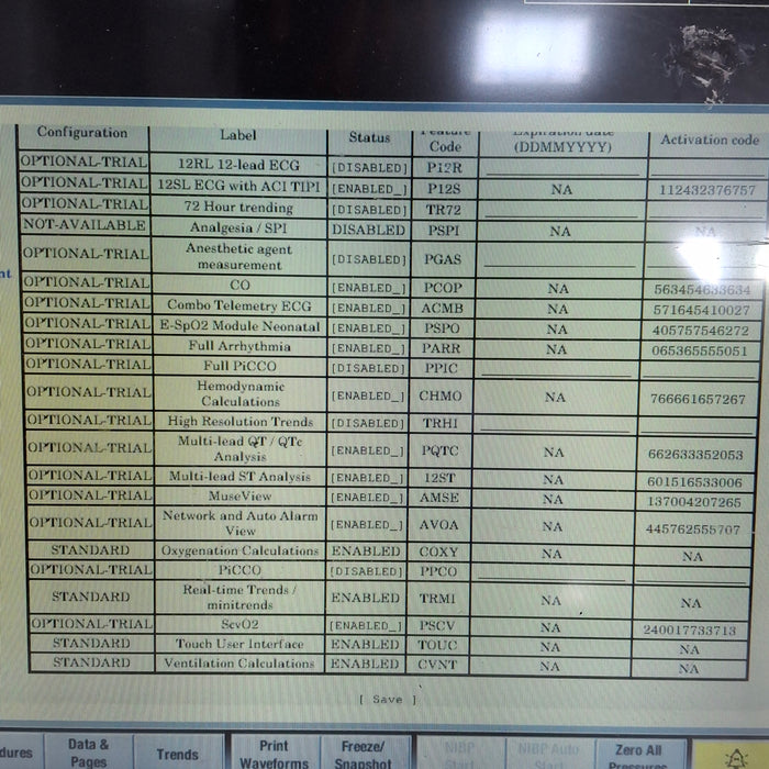 GE Healthcare Carescape B650 Critical Care Patient Monitor