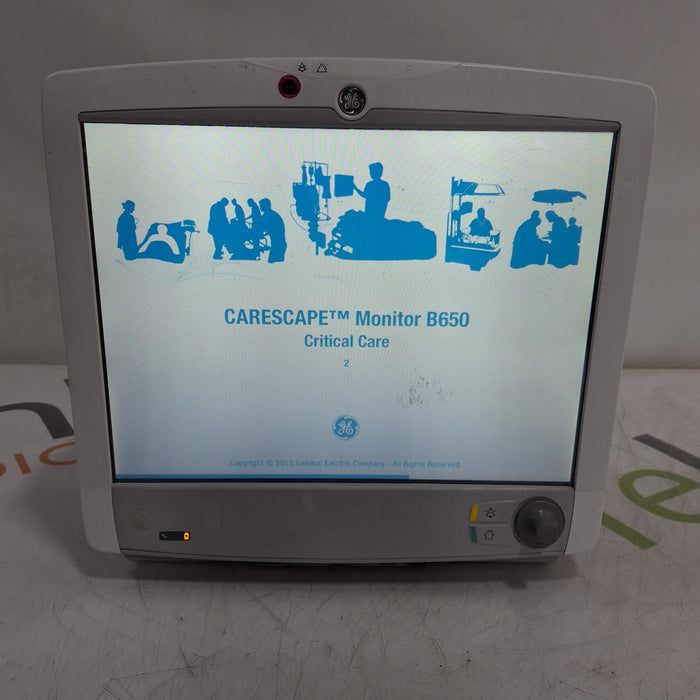 GE Healthcare Carescape B650 Critical Care Patient Monitor