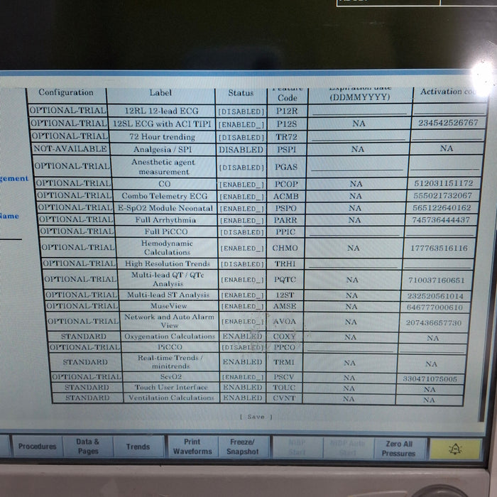 GE Healthcare Carescape B650 Critical Care Patient Monitor