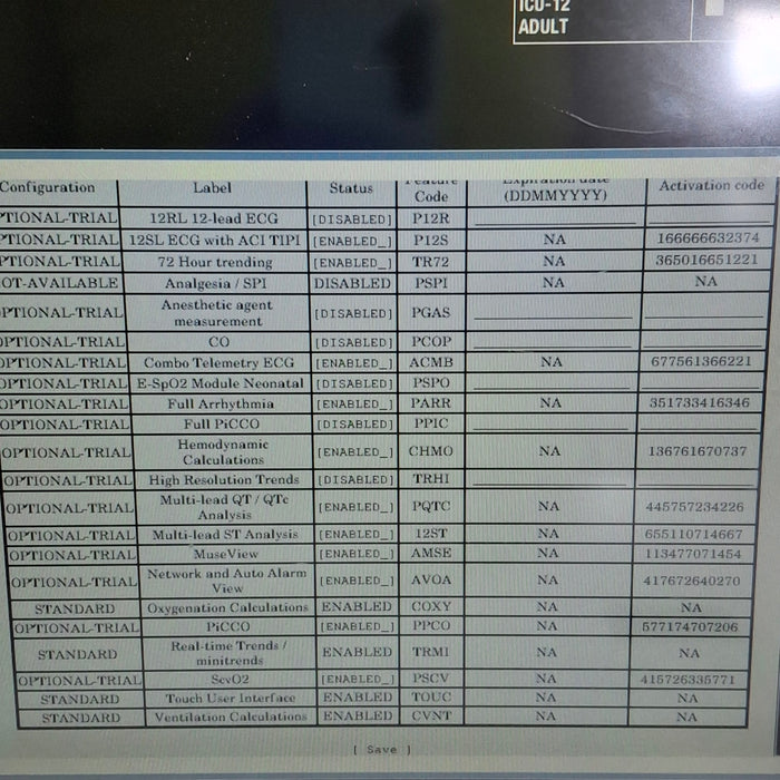 GE Healthcare Carescape B650 Critical Care Patient Monitor