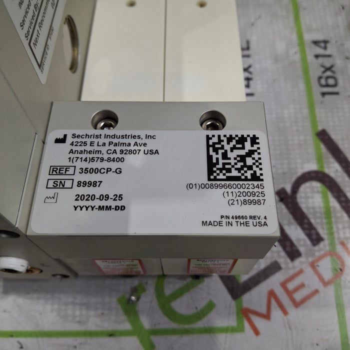 Sechrist 3500 Low Flow Air-Oxygen Mixer