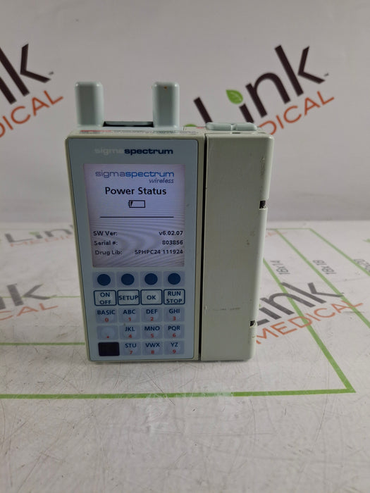 Baxter Sigma Spectrum 6.02.07 with A/B/G/N Battery Infusion Pump