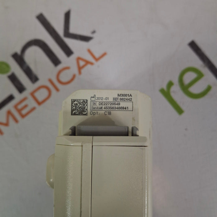 Philips M3001A-C18 Fast SpO2, NIBP, 12 lead ECG, Temp, IBP MMS Module