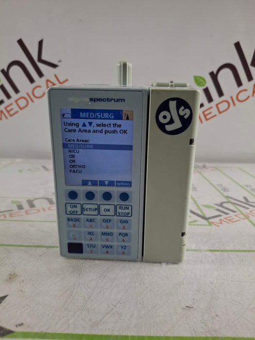 Baxter Sigma Spectrum 6.05.14 with B/G Battery Infusion Pump