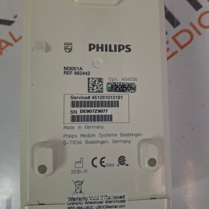 Philips M3001A-A04C06 OxiMax SpO2, NIBP, ECG, Temp, IBP MMS Module