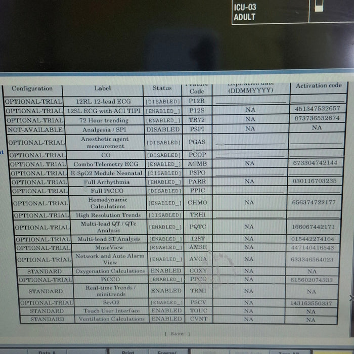 GE Healthcare Carescape B650 Critical Care Patient Monitor