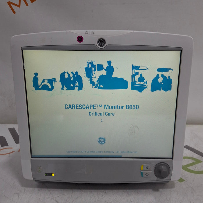 GE Healthcare Carescape B650 Critical Care Patient Monitor