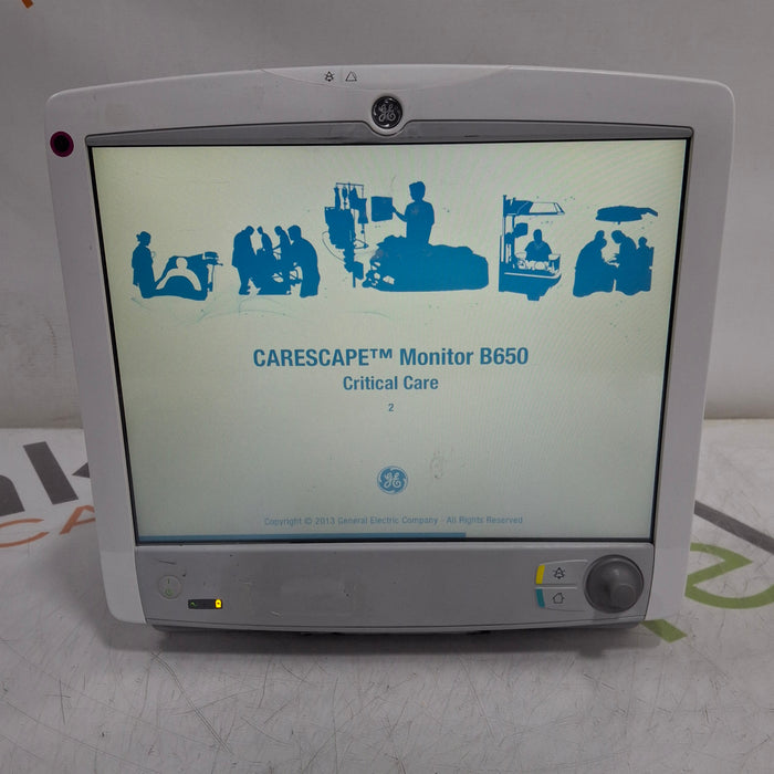 GE Healthcare Carescape B650 Critical Care Patient Monitor