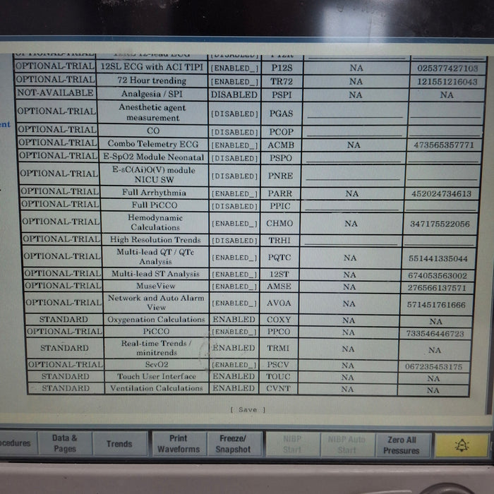GE Healthcare Carescape B650 Critical Care Patient Monitor