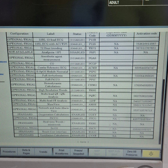 GE Healthcare Carescape B650 Critical Care Patient Monitor