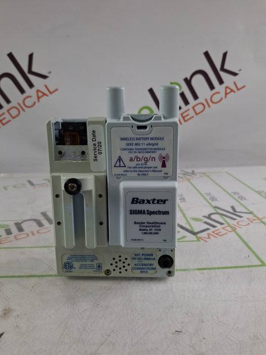 Baxter Sigma Spectrum 6.05.13 with A/B/G/N Battery Infusion Pump