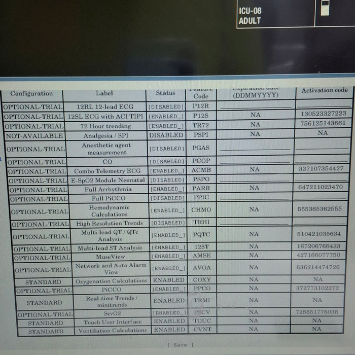 GE Healthcare Carescape B650 Critical Care Patient Monitor