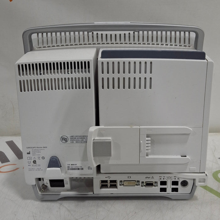 GE Healthcare Carescape B650 Critical Care Patient Monitor