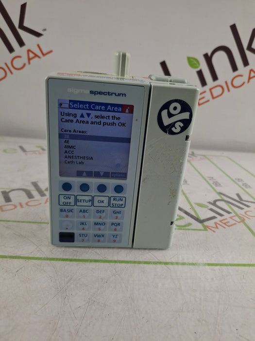 Baxter Sigma Spectrum 6.05.14 with B/G Battery Infusion Pump