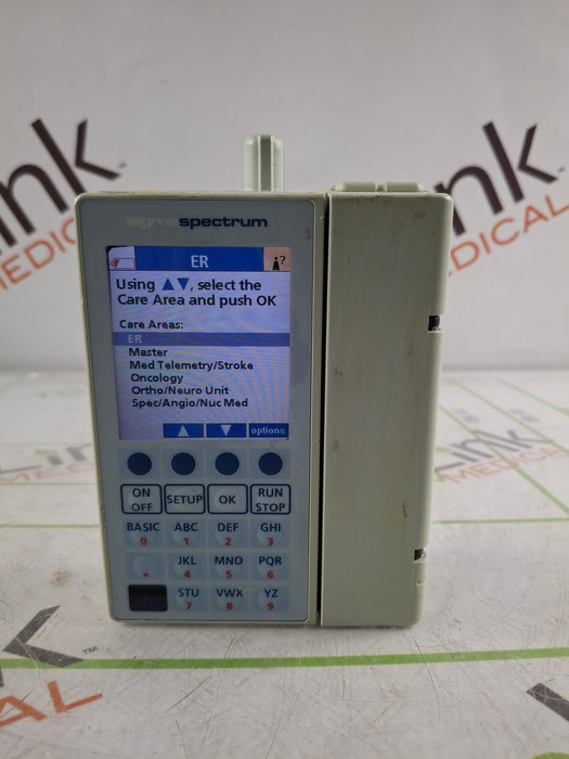 Baxter Sigma Spectrum 6.05.13 with B/G Battery Infusion Pump