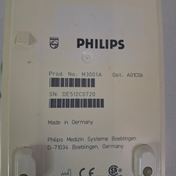 Philips M3001A-A01C06 Fast SpO2, NIBP, ECG, Temp, IBP MMS Module
