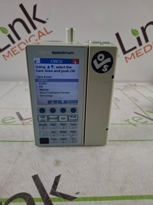 Baxter Sigma Spectrum 6.05.14 with B/G Battery Infusion Pump