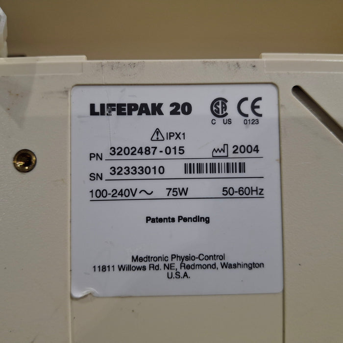 Physio-Control LifePak 20 Defibrillator