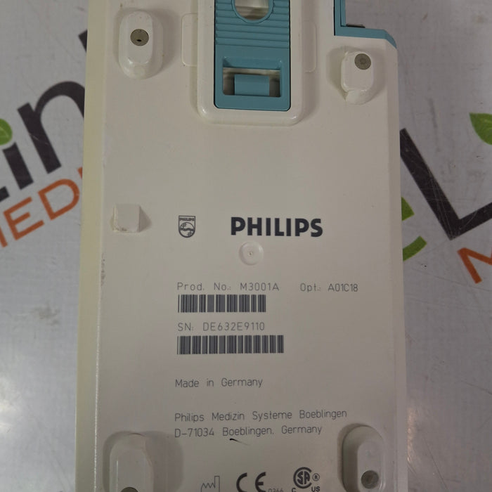 Philips M3001A-A01C18 Fast SpO2, NIBP, 12 lead ECG, Temp, IBP MMS Module