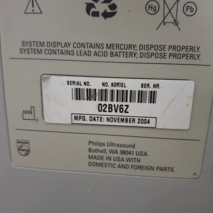 Philips IE33 A-E Cart Ultrasound