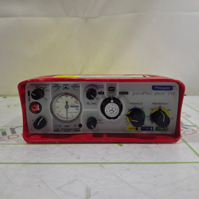 Smiths Medical Pneupac ParaPAC Plus 310 Ventilator