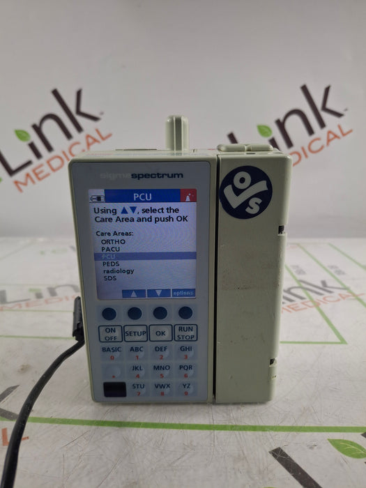 Baxter Sigma Spectrum 6.05.14 with B/G Battery Infusion Pump