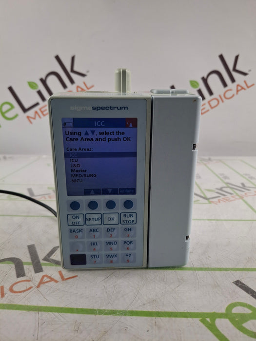 Baxter Sigma Spectrum 6.05.14 with B/G Battery Infusion Pump