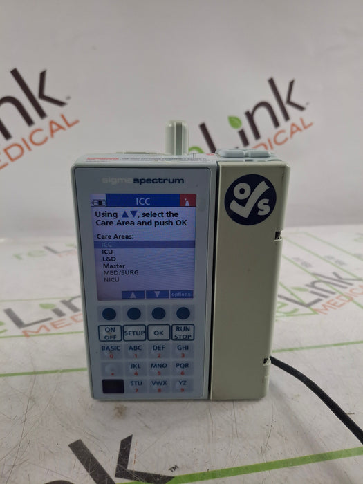 Baxter Sigma Spectrum 6.05.13 with B/G Battery Infusion Pump