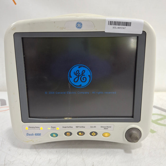 GE Healthcare Dash 4000 - GE/Nellcor SpO2 Patient Monitor