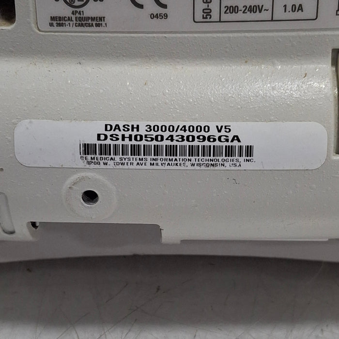 GE Healthcare Dash 4000 - GE/Nellcor SpO2 Patient Monitor