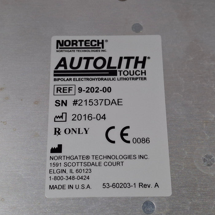 North Gate Technologies Inc. Nortech Autolith Touch Lithotripter