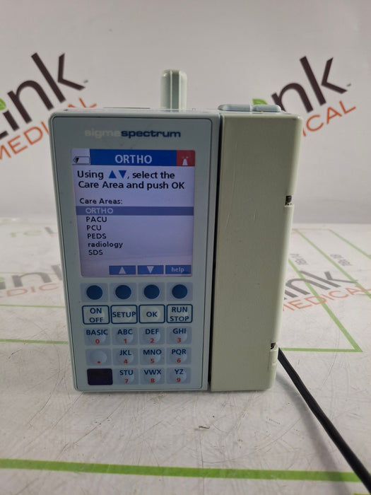 Baxter Sigma Spectrum 6.02.07 with B/G Battery Infusion Pump