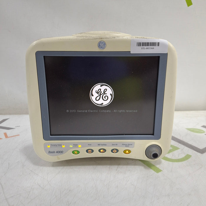 GE Healthcare Dash 4000 - GE/Nellcor SpO2 Patient Monitor