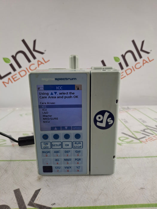 Baxter Sigma Spectrum 6.05.14 with B/G Battery Infusion Pump