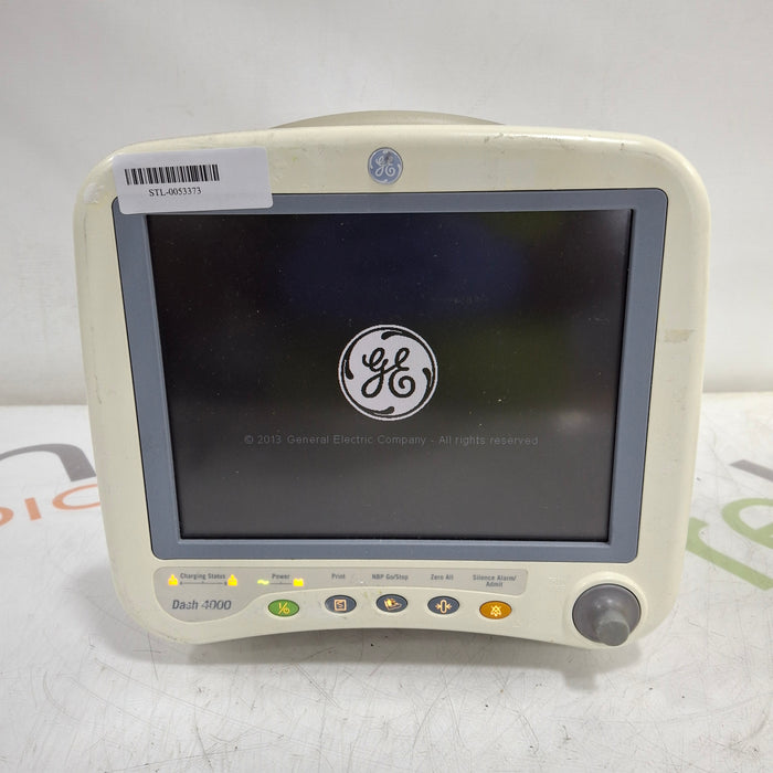 GE Healthcare Dash 4000 - Masimo SpO2 Patient Monitor