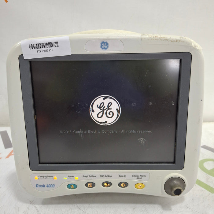 GE Healthcare Dash 4000 - GE/Nellcor SpO2 Patient Monitor