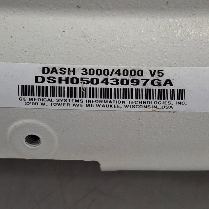 GE Healthcare Dash 4000 - GE/Nellcor SpO2 Patient Monitor