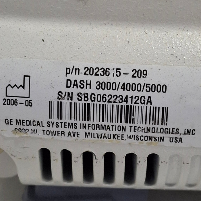 GE Healthcare Dash 4000 - Masimo SpO2 Patient Monitor